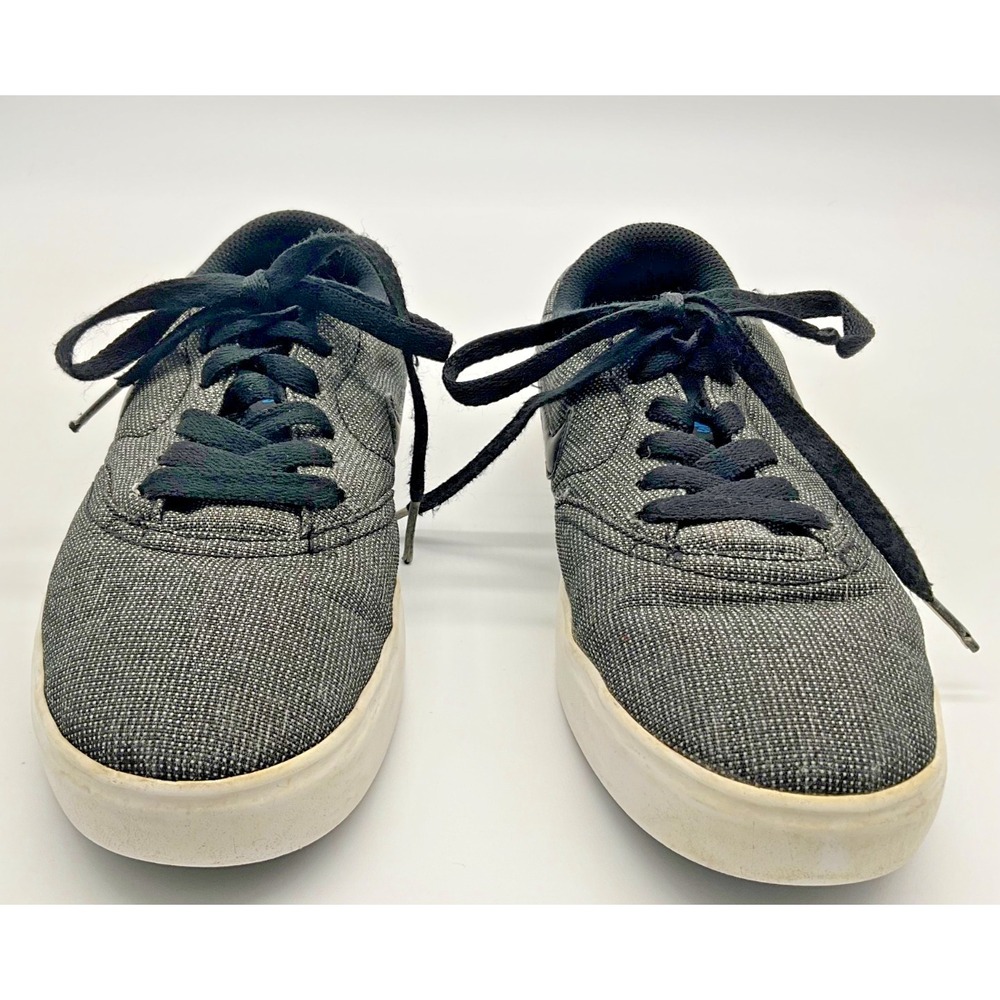 Size 4Y-Nike SB Check Solarsoft Canvas Premium Gray- Black. skateboarding